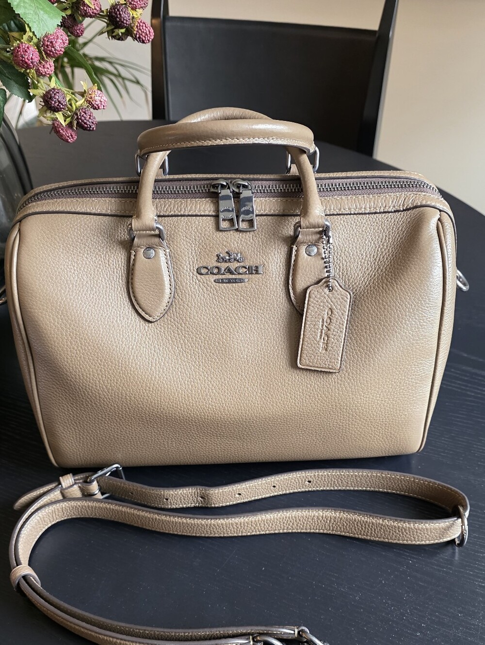 Coach Large Rowan In Stone